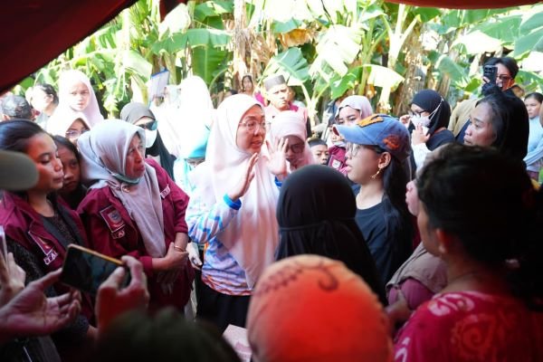 Melinda Aksa Pastikan Anak Korban Kebakaran Tallo Dapat Perhatian