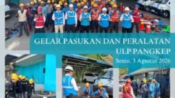 Sambut HUT RI ke-81, ULP Pangkep Gelar Pasukan dan Peralatan Demi Pasokan Listrik Andal