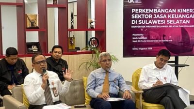 Kinerja Perbankan Sulsel Tumbuh Positif, Kredit Produktif Dominasi Pembiayaan