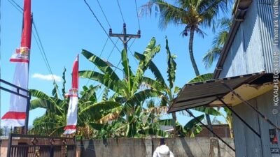 Pasang Umbul-Umbul HUT RI, PLN Imbau Warga Jauhi Kabel Listrik