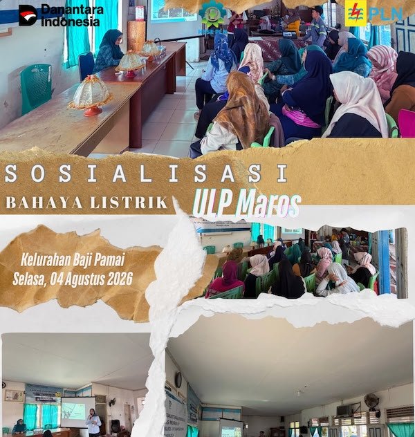 Sosialisasi Bahaya Listrik dan Pengenalan Produk PLN Hadir di Kelurahan Baji Pamai