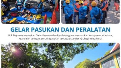 Sambut Kemerdekaan, PLN ULP Daya Gelar Pasukan Amankan Keandalan Listrik