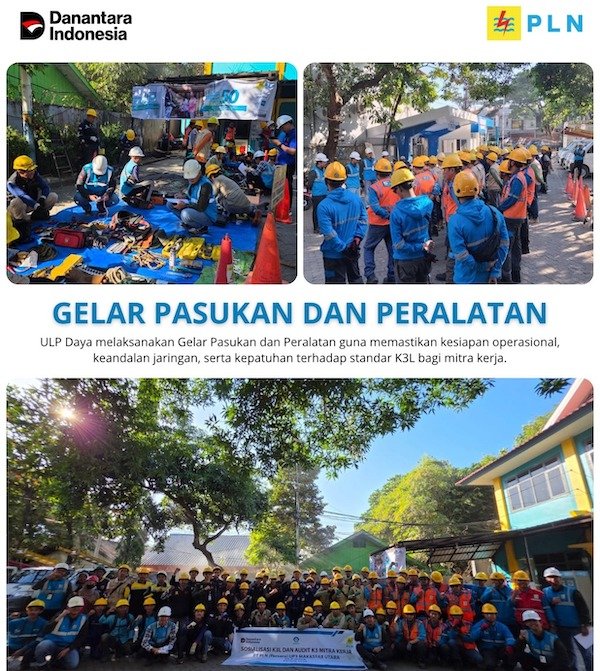 Sambut Kemerdekaan, PLN ULP Daya Gelar Pasukan Amankan Keandalan Listrik