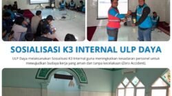 Perkuat Budaya Aman, PLN ULP Daya Rutin Gelar Sosialisasi K3 Internal
