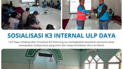 Perkuat Budaya Aman, PLN ULP Daya Rutin Gelar Sosialisasi K3 Internal