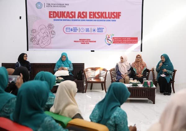 Makassar Edukasi 300 Ibu dan Kader PKK ASI Eksklusif di Pekan Ibu Menyusui Dunia 2026