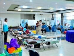 PDAM Makassar dan Karang Taruna Gelar Donor Darah