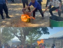 Cegah Potensi Kebakaran, Rutan Jeneponto Gelar Simulasi Penggunaan APAR
