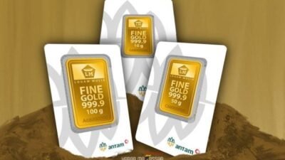 Awal Pekan, Harga Emas Antam, Galeri 24 dan UBS Terpantau Stabil