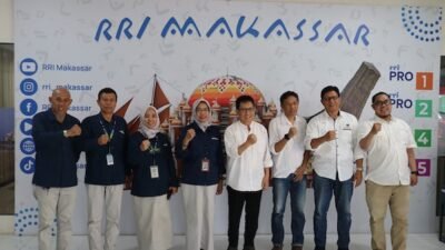 Perkuat Kualitas SDM Pers, PWI Sulsel dan RRI Makassar Bangun Kolaborasi Strategis