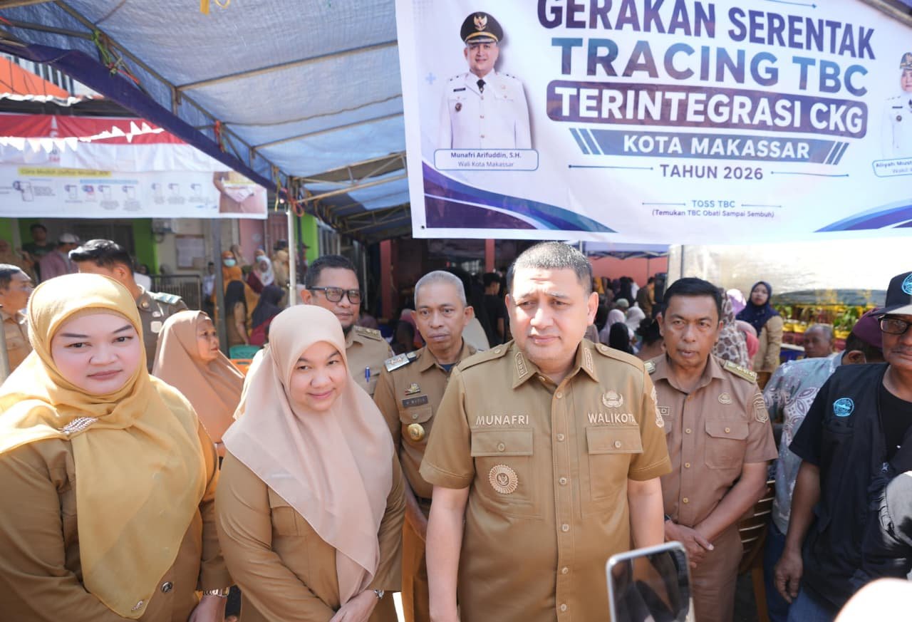 Makassar Masifkan Tracing TBC di 339 Titik, Terintegrasi Cek Kesehatan Gratis