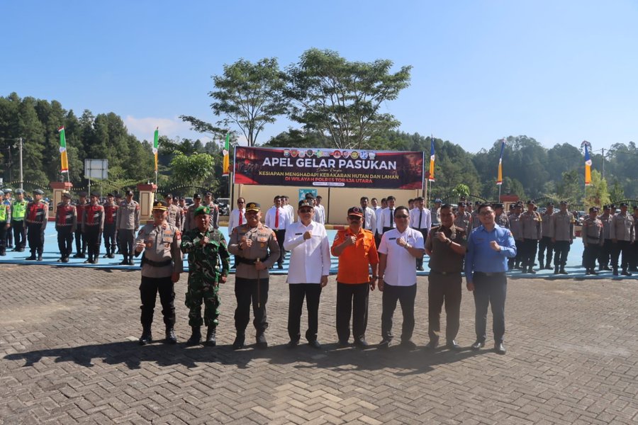 Hadapi Karhutla, Polres Toraja Utara Perkuat Sinergi Lintas Sektor