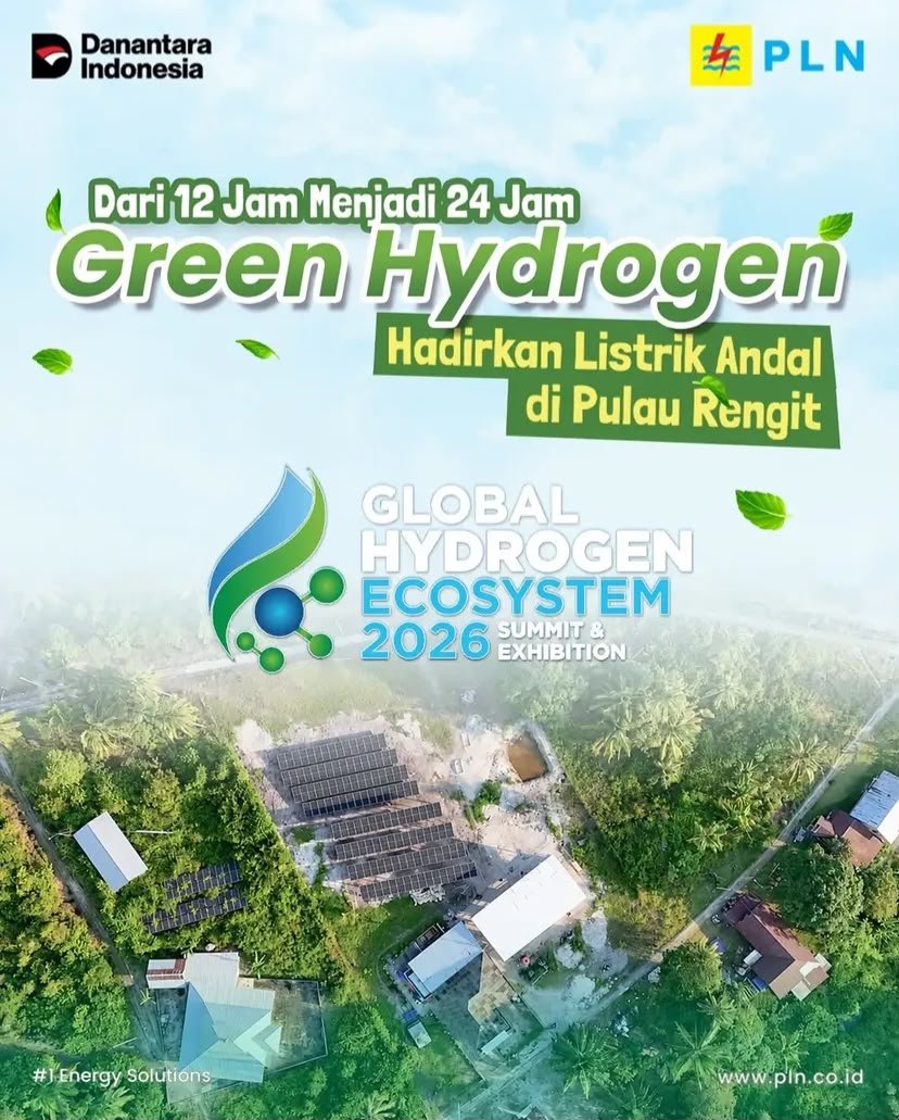 Inovasi Green Hydrogen, PLN Hadirkan Pasokan Listrik 24 Jam di Pulau Rengit