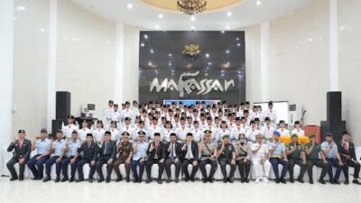 70 Paskibraka Makassar Siap Kibarkan Merah Putih di Karebosi