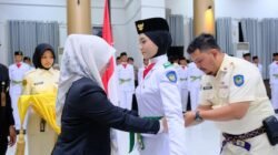 Bupati Husniah Talenrang Kukuhkan 70 Anggota Paskibraka Gowa