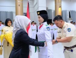 Bupati Husniah Talenrang Kukuhkan 70 Anggota Paskibraka Gowa