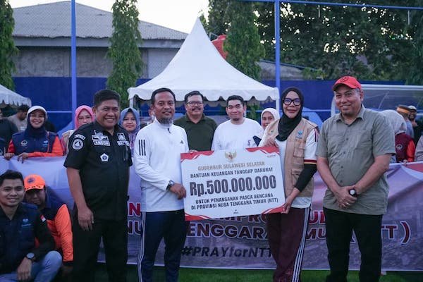 Gubernur Sulsel Salurkan Bantuan Rp500 Juta untuk Korban Gempa NTT, BPBD-Nakes Dikirim