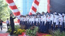 150 Pelajar SMP Makassar Tampilkan Lagu Nusantara di HUT ke-81 RI