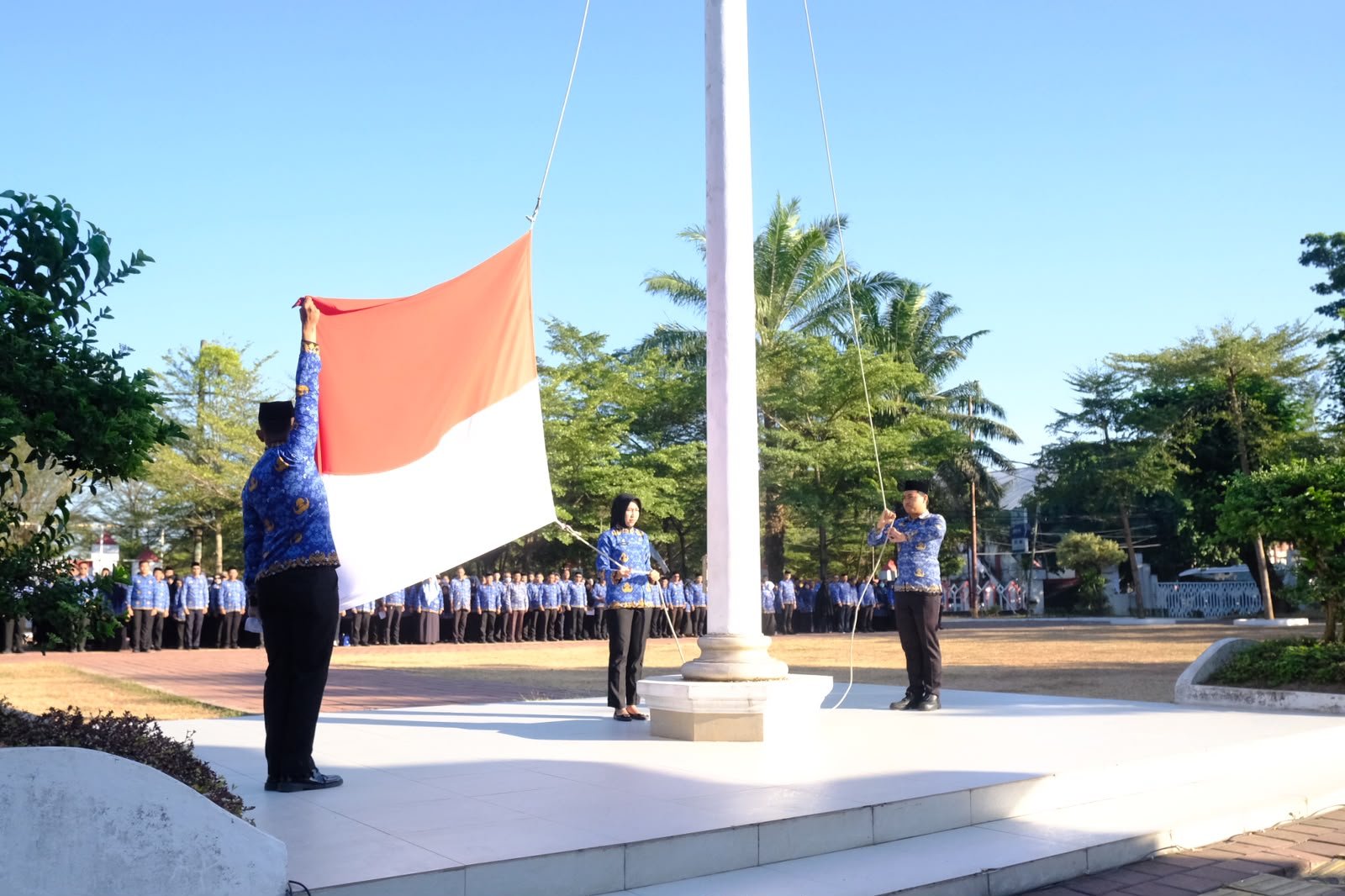 HUT Ke-81 RI, Sekda Gowa Tekankan Semangat Nasionalisme dan Integritas ASN