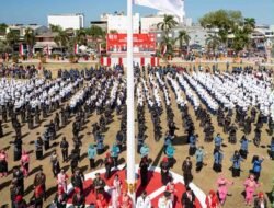 Ribuan Pelajar Tampil dalam Tari Kolosal HUT RI di Bulukumba