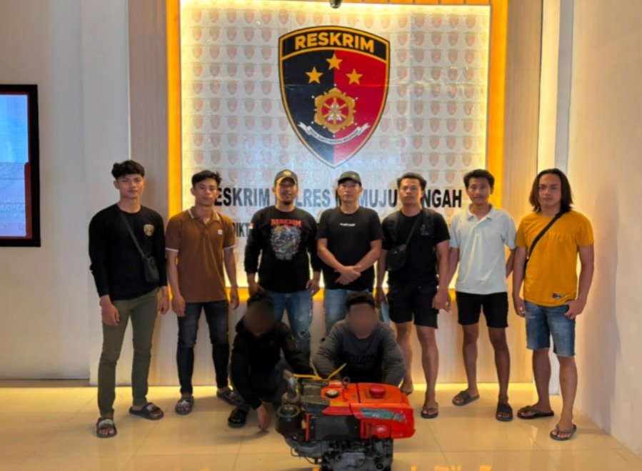 Tim URC Polres Mamuju Tengah Bekuk Terduga Pencuri Mesin Diesel