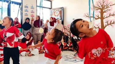 Peringati HUT RI, TK Siti Aminah Jeneponto Gelar Perlombaan Siswa dan Orang Tua