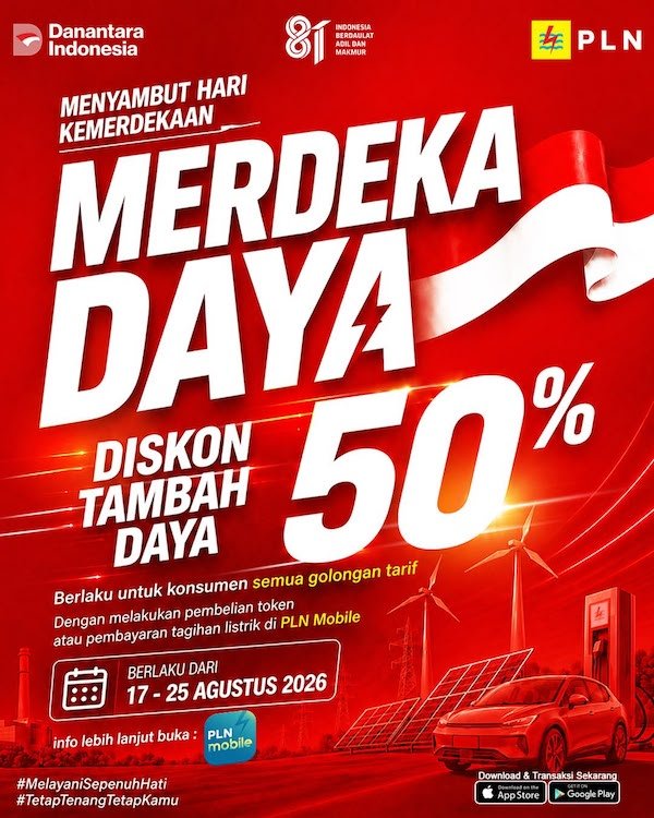 Merdeka Daya, PLN UID Sulselrabar Ajak Masyarakat Manfaatkan Diskon 50 Persen Tambah Daya