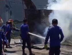 Kebakaran Hanguskan Rumah dan Bengkel Motor di Pallangga Gowa