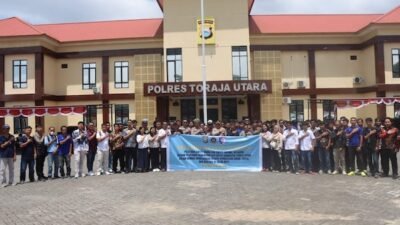 Cegah Driver Ugal-ugalan, Relawan SPPG Toraja Utara Dilatih Safety Riding