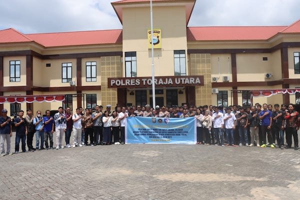 Cegah Driver Ugal-ugalan, Relawan SPPG Toraja Utara Dilatih Safety Riding