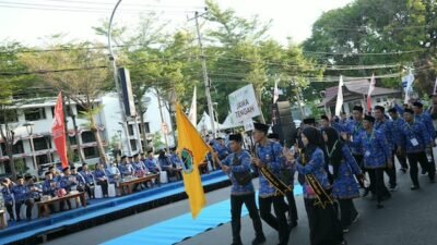 1.157 Peserta Ikuti Defile MTQ KORPRI di Makassar