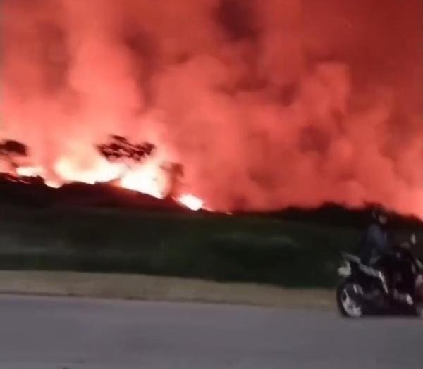 Lahan Kosong di Citraland Makassar Dilalap Api