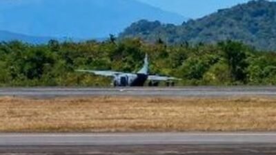 Pesawat Cassa TNI Tergelincir di Bandara Sultan Hasanuddin Makassar
