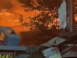 Kebakaran Hebat di Andi Djemma Makassar, Rumah Kos Ludes Dilalap Api