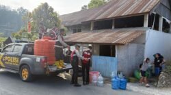 Warga Makale Kesulitan Air Bersih, Polres Tana Toraja Turun Tangan
