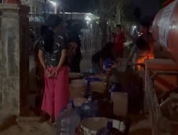Atasi Krisis Kemarau, Distribusi Air Bersih di Jeneponto Berlangsung Hingga Malam Hari