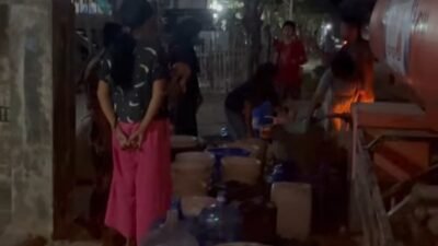 Atasi Krisis Kemarau, Distribusi Air Bersih di Jeneponto Berlangsung Hingga Malam Hari