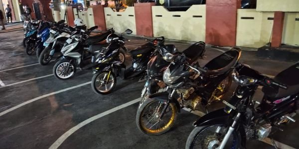 Polresta Mamuju Tindak Balap Liar, 11 Motor Diamankan