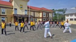Polres Toraja Utara Gelar UKJ 2026, Personel Jalani Tes Fisik hingga Bela Diri
