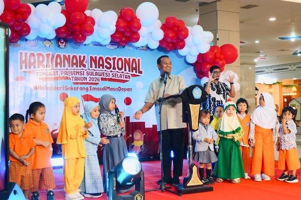 Wujudkan Sulsel Ramah Anak, TP PKK Dorong Penguatan Ketahanan Keluarga di Peringatan HAN ke-42