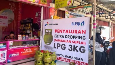 Pertamina Perkuat Pasokan LPG 3 Kg di Sulsel dengan Extra Dropping 173.160 Tabung