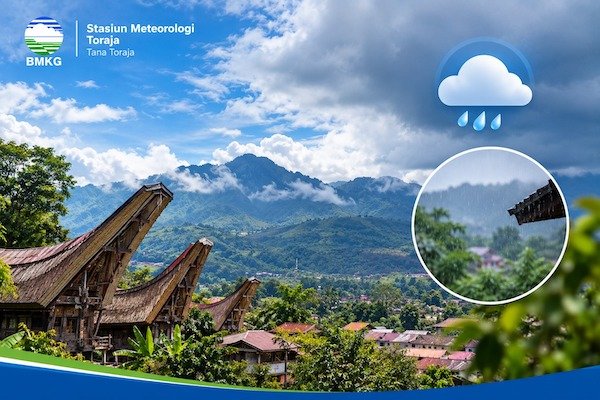 Hujan Mulai Guyur Toraja, BMKG Tegaskan Belum Masuk Musim Hujan
