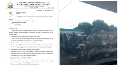 Mulai 13 September, Pengisian BBM Subsidi di Sulsel Pakai Sistem Ganjil-Genap