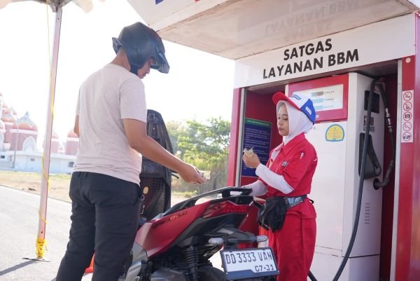Pertamina Patra Niaga Tambah SPBU Modular di CPI, Antrean BBM Makassar Semakin Landai
