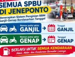 Antrean BBM Sistem Ganjil Genap Mulai Berlaku di Jeneponto Hari Ini