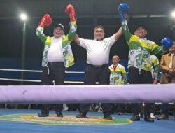 Saling Adu Tinju, Bupati Mamasa dan Ketua KONI Sulbar Buka Kejurprov