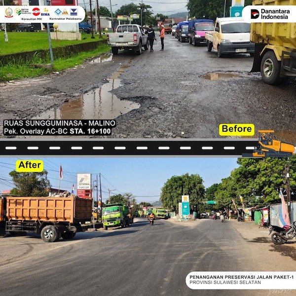 6 Paket MYP Sulsel Dikerjakan Bertahap, Penanganan Disesuaikan Kondisi Jalan