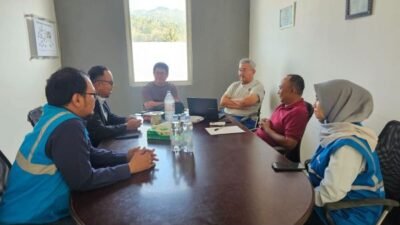 PLN ULP Malino Sambangi PT Cipta Bahana Beton dalam Rangka Hari Pelanggan Nasional