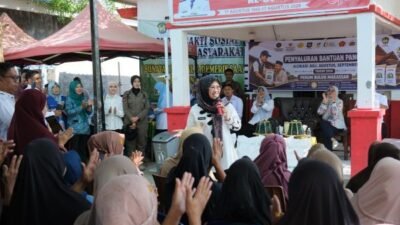 Salurkan Bantuan Pangan di Borimatangkasa, Bupati Gowa: Bentuk Perhatian Pemerintah kepada Masyarakat