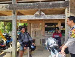 Sambangi Warga Binaan, Bhabinkamtibmas Polsek Makale Ajak Jaga Keamanan